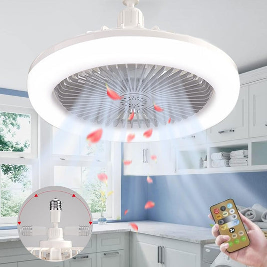 ventilateur de plafond avec lampe LED