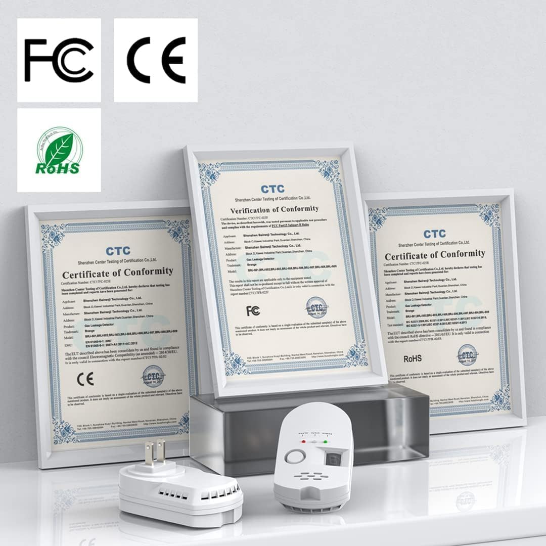 كاشف غاز المطبخ الرقمي المتطور