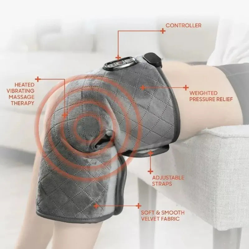 Genouillère de Thérapie par Chaleur et Massage